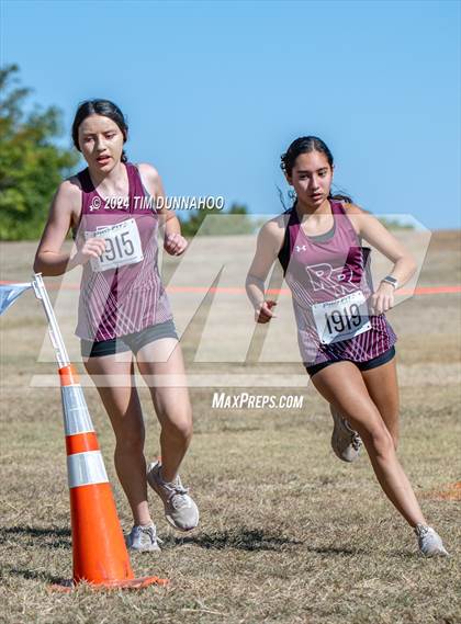 Thumbnail 2 in UIL 6A Girls Cross Country District 25 Finals photogallery.