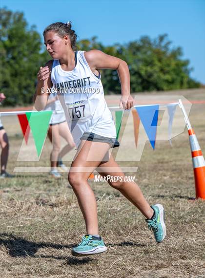 Thumbnail 2 in UIL 6A Girls Cross Country District 25 Finals photogallery.