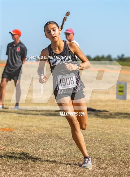 Thumbnail 2 in UIL 6A Girls Cross Country District 25 Finals photogallery.