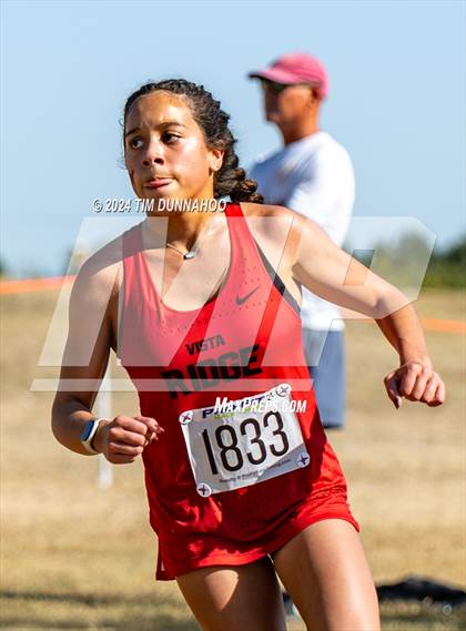 Thumbnail 1 in UIL 6A Girls Cross Country District 25 Finals photogallery.