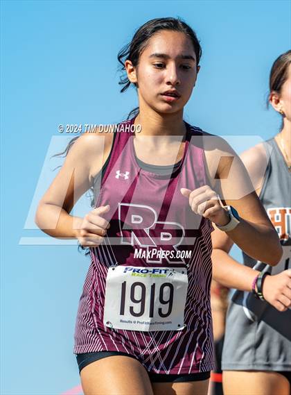 Thumbnail 1 in UIL 6A Girls Cross Country District 25 Finals photogallery.