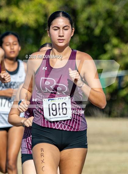 Thumbnail 1 in UIL 6A Girls Cross Country District 25 Finals photogallery.