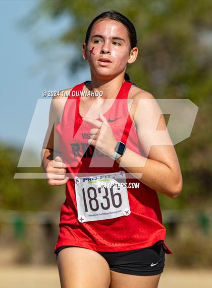Thumbnail 1 in UIL 6A Girls Cross Country District 25 Finals photogallery.