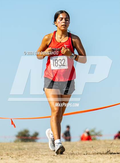 Thumbnail 2 in UIL 6A Girls Cross Country District 25 Finals photogallery.