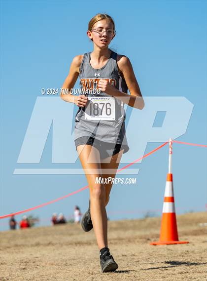 Thumbnail 2 in UIL 6A Girls Cross Country District 25 Finals photogallery.