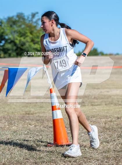 Thumbnail 1 in UIL 6A Girls Cross Country District 25 Finals photogallery.