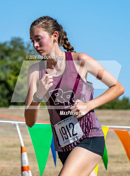 Thumbnail 1 in UIL 6A Girls Cross Country District 25 Finals photogallery.