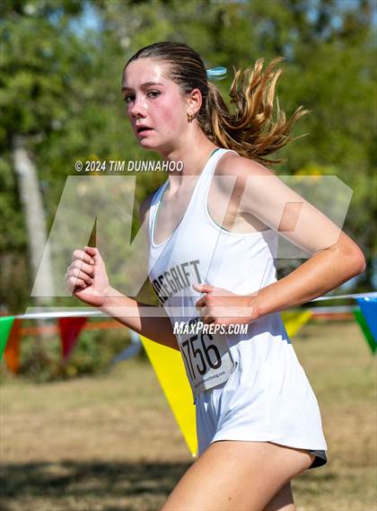 Thumbnail 2 in UIL 6A Girls Cross Country District 25 Finals photogallery.