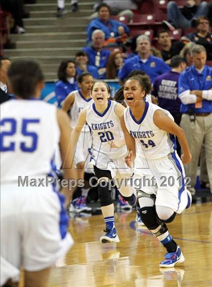 Thumbnail 3 in Brookside Christian vs. Mission Prep (CIF State D5 Final) photogallery.