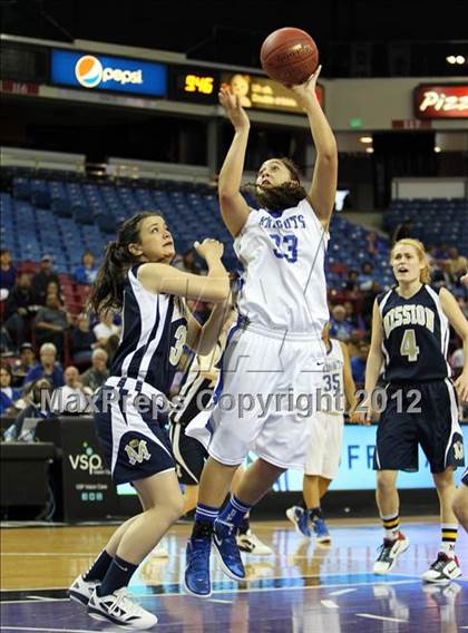 Thumbnail 3 in Brookside Christian vs. Mission Prep (CIF State D5 Final) photogallery.