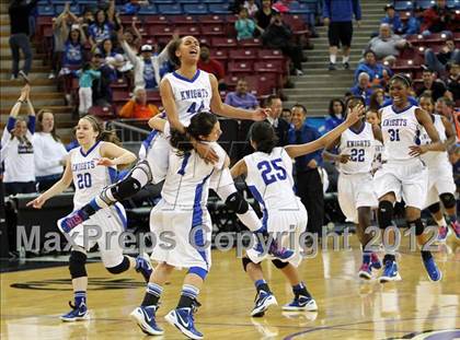 Thumbnail 1 in Brookside Christian vs. Mission Prep (CIF State D5 Final) photogallery.