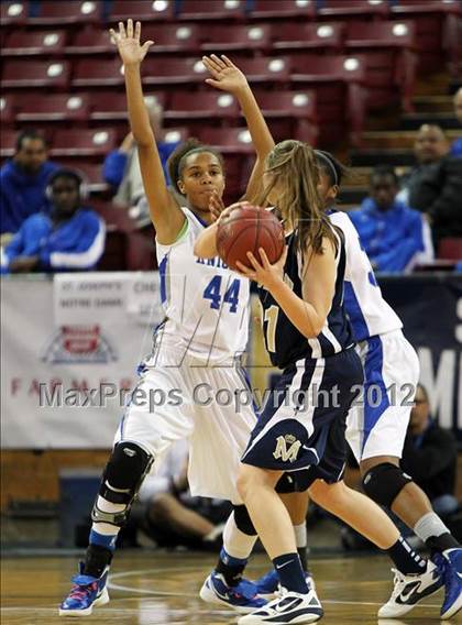 Thumbnail 3 in Brookside Christian vs. Mission Prep (CIF State D5 Final) photogallery.