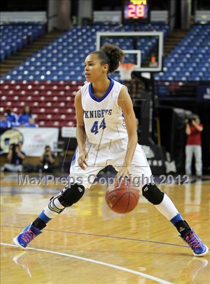 Thumbnail 2 in Brookside Christian vs. Mission Prep (CIF State D5 Final) photogallery.
