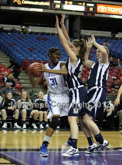 Thumbnail 3 in Brookside Christian vs. Mission Prep (CIF State D5 Final) photogallery.