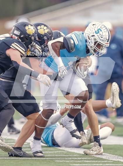 Thumbnail 1 in Robert Toombs Christian Academy vs. Flint River Academy (GIAA 1A Championship) photogallery.