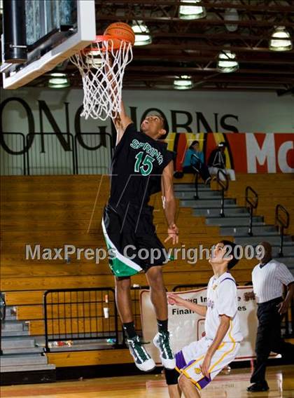 Thumbnail 1 in McAllen vs. Spring (McDonalds Texas Invitational) photogallery.