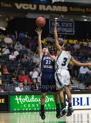 Thumbnail 3 in Greensville County vs. Hidden Valley (VHSL AA Semifinal) photogallery.