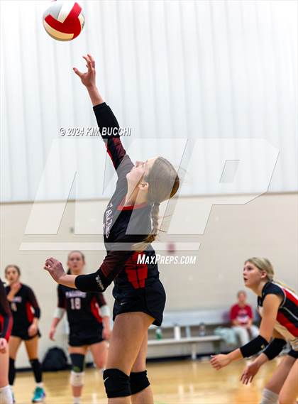Thumbnail 3 in Anderson HomeSchool vs Fort Wayne (Midwest Volleyball Classic) photogallery.