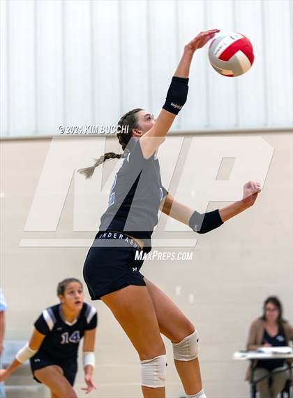 Thumbnail 3 in Anderson HomeSchool vs Fort Wayne (Midwest Volleyball Classic) photogallery.