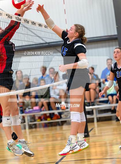 Thumbnail 2 in Anderson HomeSchool vs Fort Wayne (Midwest Volleyball Classic) photogallery.