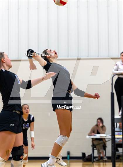 Thumbnail 3 in Anderson HomeSchool vs Fort Wayne (Midwest Volleyball Classic) photogallery.