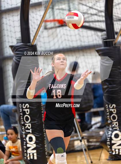 Thumbnail 3 in Anderson HomeSchool vs Fort Wayne (Midwest Volleyball Classic) photogallery.