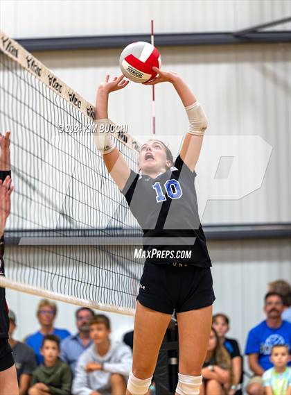 Thumbnail 3 in Anderson HomeSchool vs Fort Wayne (Midwest Volleyball Classic) photogallery.