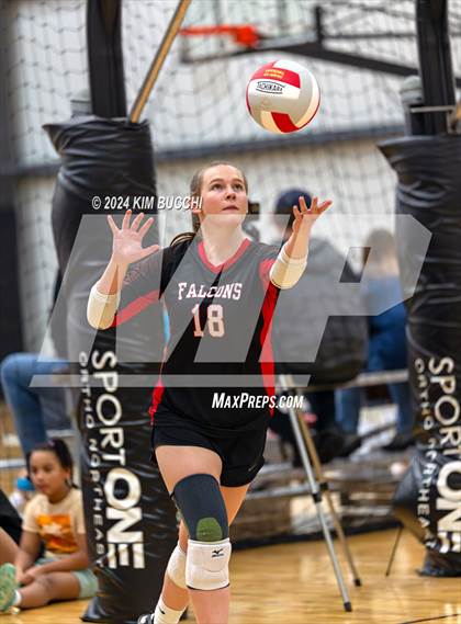 Thumbnail 2 in Anderson HomeSchool vs Fort Wayne (Midwest Volleyball Classic) photogallery.