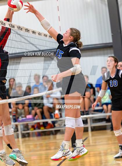 Thumbnail 1 in Anderson HomeSchool vs Fort Wayne (Midwest Volleyball Classic) photogallery.