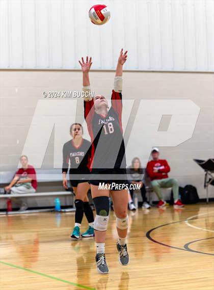 Thumbnail 3 in Anderson HomeSchool vs Fort Wayne (Midwest Volleyball Classic) photogallery.