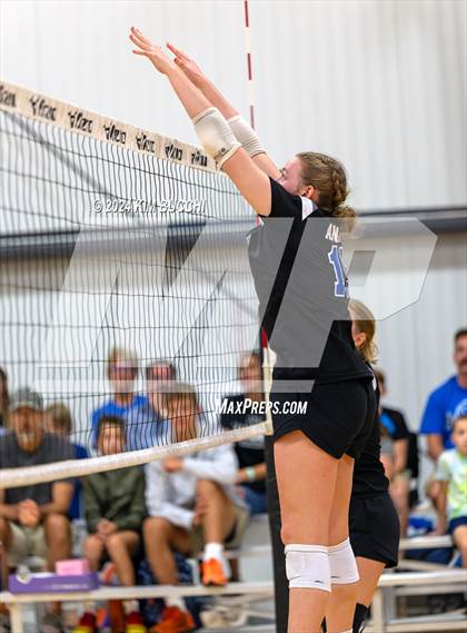 Thumbnail 2 in Anderson HomeSchool vs Fort Wayne (Midwest Volleyball Classic) photogallery.