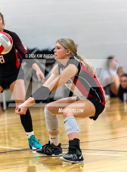 Thumbnail 3 in Anderson HomeSchool vs Fort Wayne (Midwest Volleyball Classic) photogallery.
