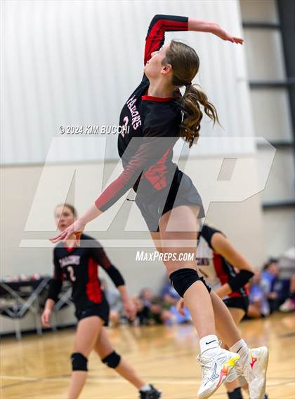 Thumbnail 3 in Anderson HomeSchool vs Fort Wayne (Midwest Volleyball Classic) photogallery.