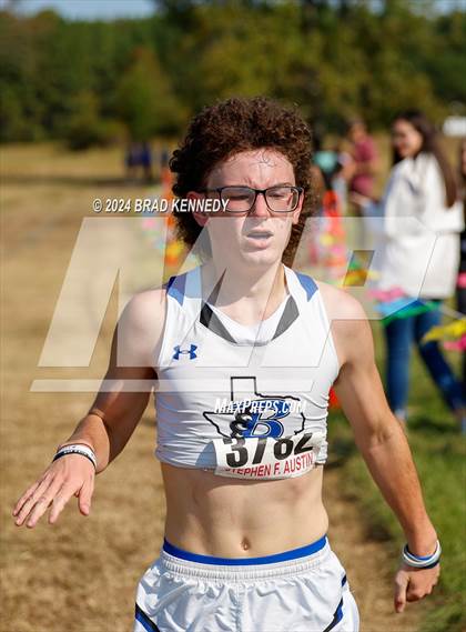 Thumbnail 1 in UIL 2A Boys Cross Country District 23 Meet photogallery.