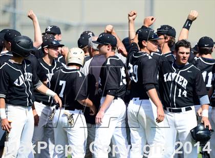 Thumbnail 3 in Xavier vs. Fairfield Prep (SCC Semifinal) photogallery.