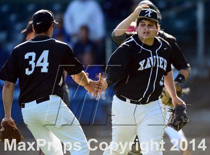 Thumbnail 2 in Xavier vs. Fairfield Prep (SCC Semifinal) photogallery.