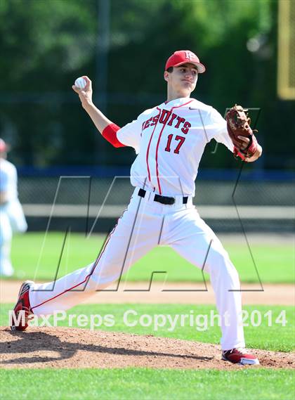 Thumbnail 2 in Xavier vs. Fairfield Prep (SCC Semifinal) photogallery.
