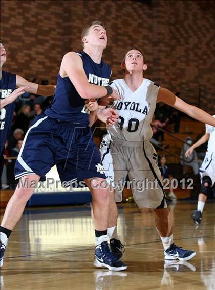 Thumbnail 2 in Notre Dame vs. Loyola photogallery.