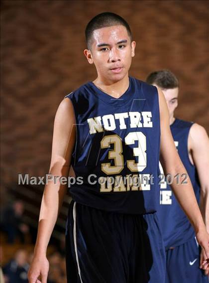 Thumbnail 1 in Notre Dame vs. Loyola photogallery.