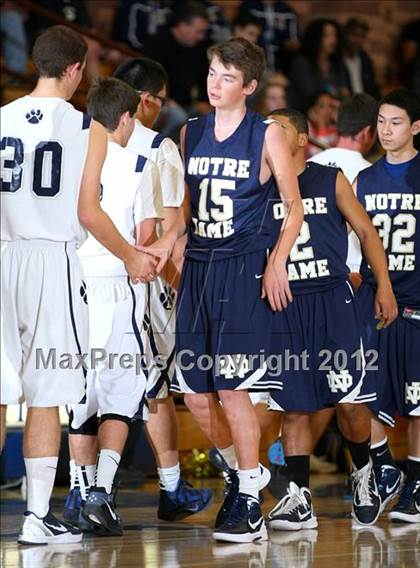 Thumbnail 2 in Notre Dame vs. Loyola photogallery.