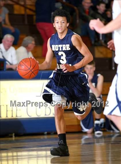 Thumbnail 2 in Notre Dame vs. Loyola photogallery.