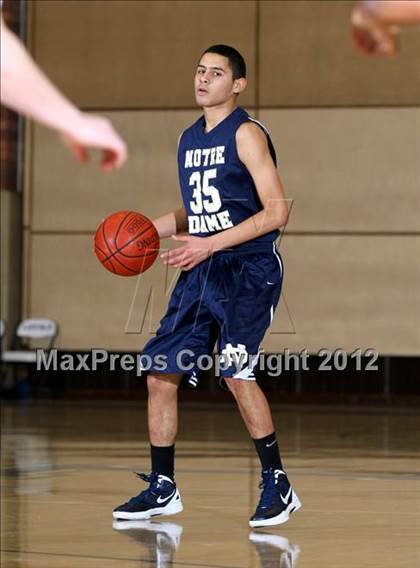 Thumbnail 2 in Notre Dame vs. Loyola photogallery.