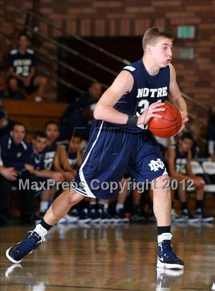 Thumbnail 1 in Notre Dame vs. Loyola photogallery.