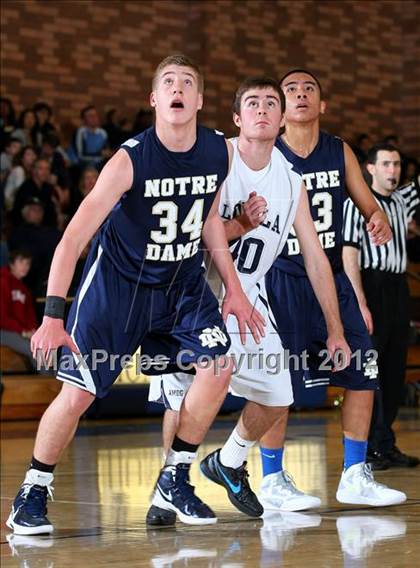 Thumbnail 1 in Notre Dame vs. Loyola photogallery.
