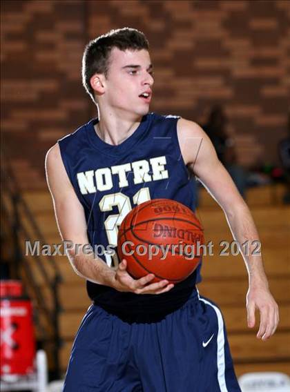 Thumbnail 1 in Notre Dame vs. Loyola photogallery.