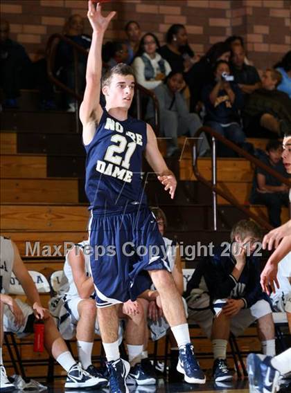 Thumbnail 2 in Notre Dame vs. Loyola photogallery.