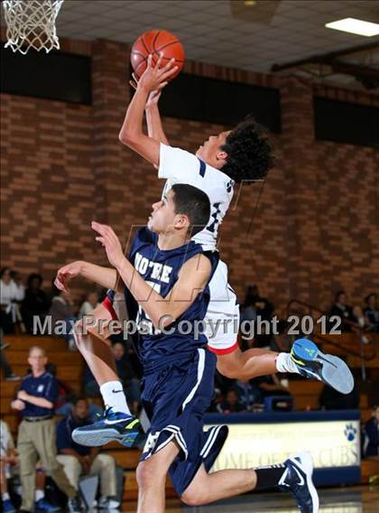 Thumbnail 1 in Notre Dame vs. Loyola photogallery.
