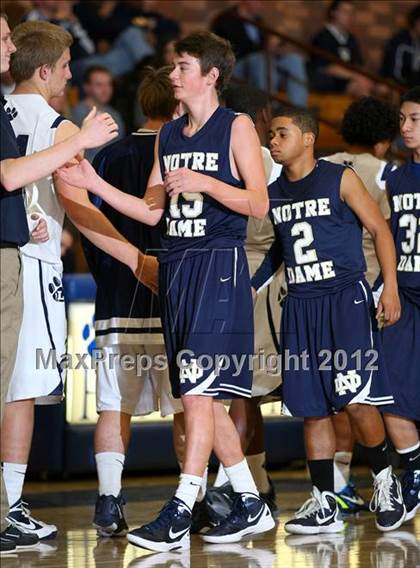 Thumbnail 3 in Notre Dame vs. Loyola photogallery.