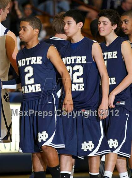 Thumbnail 1 in Notre Dame vs. Loyola photogallery.