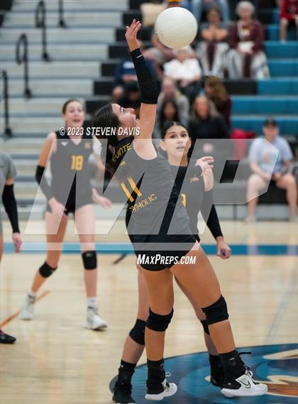 Thumbnail 2 in Salpointe Catholic @ Eastmark (AIA 4A Quarterfinals) photogallery.